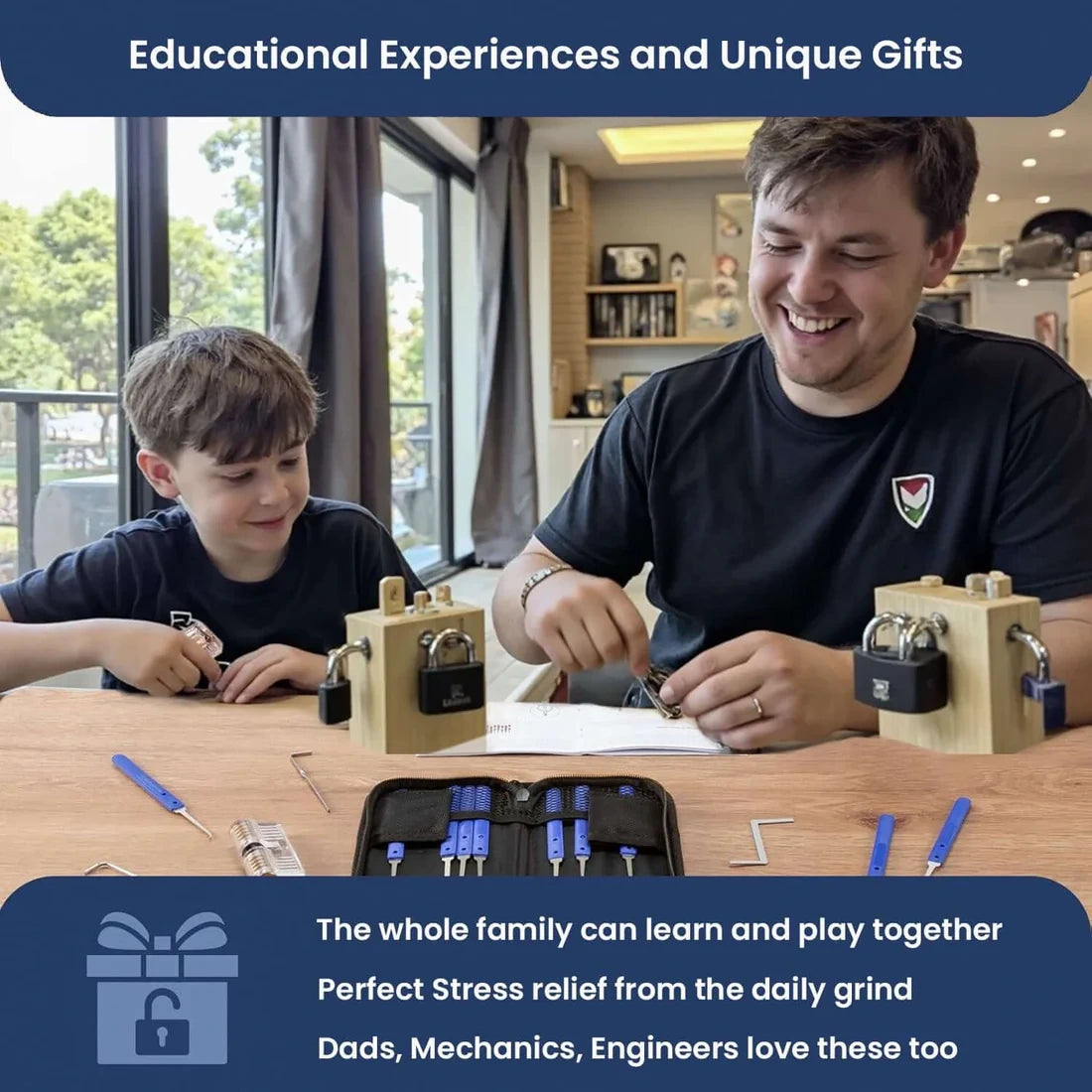 The Ultimate Transparent Practice Lock Set for Beginners Mechanical EDC Puzzle